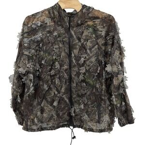 RedHead Ghillie Strata 3D Leafy Camo Jacket Mens 2XL/3XL Hunting Hooded Ziplo
